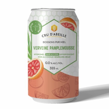 Cru D'Abeille Sparkling Mead - Grapefruit & Verbena