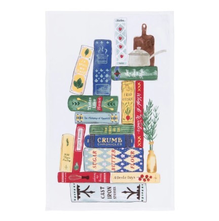 Now Designs Dishtowel - Cookbooks