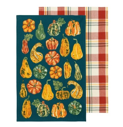 Now Designs Dishtowels Set - Harvest Gourds