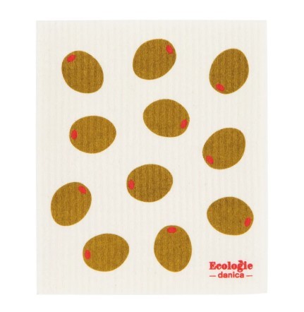 Ecologies Swedish Sponge Cloth - Tossed Olives