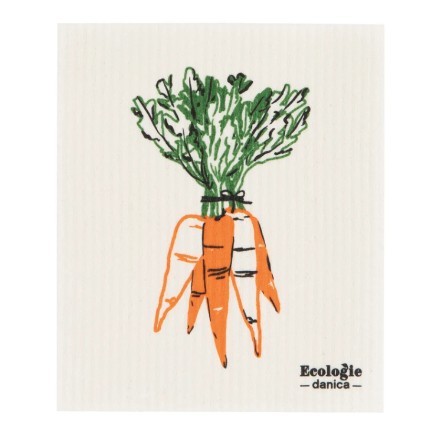 Ecologies Swedish Sponge Cloth - Veggie Stand Carrots