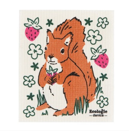 Ecologies Swedish Sponge Cloth - Mr. Squirrel