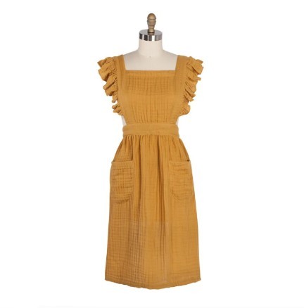 Danica Heirloom Ada Apron - Saffron