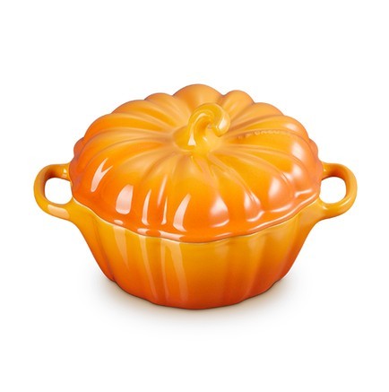 Le Creuset Pumpkin Mini Cocotte - Persimmon