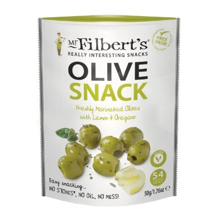 Mr. Filbert's Green Olives with Lemon & Oregano