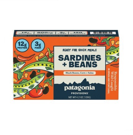 Patagonia Provisions Sardines with Black Beans, Corn & Salsa
