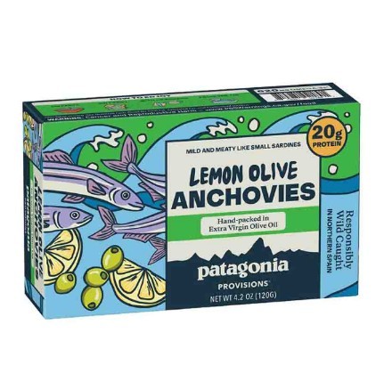 Patagonia Provisions Spanish Lemon Olive White Anchovies