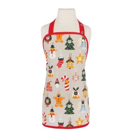 Danica Jubilee Kid's Apron - Bauble Cats