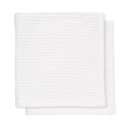 Now Designs White Ripple Dishcloths Set of 2