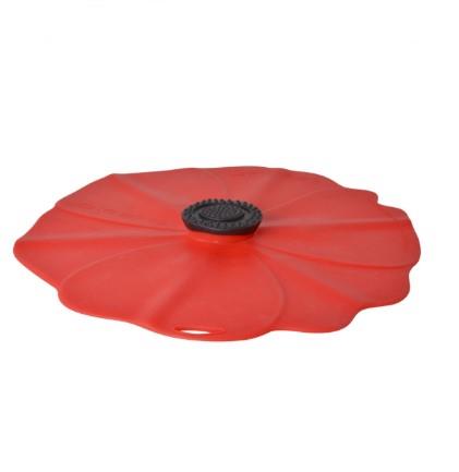 Charles Viancin Floral Poppy Silicone Lid - 9"