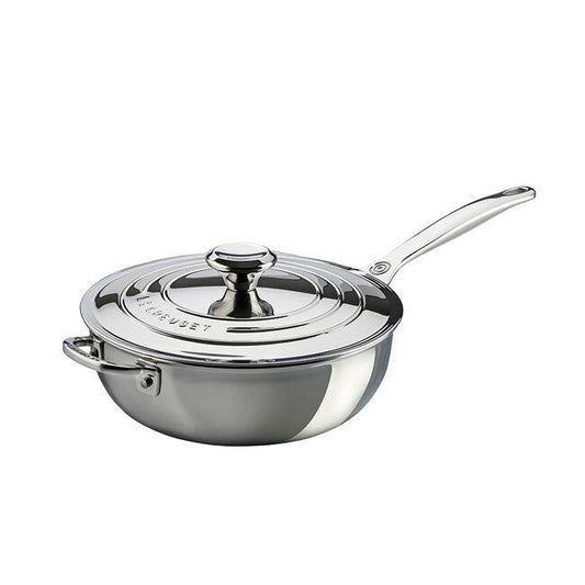 Le Creuset 3.3L Stainless Steel Chefs Pan With Lid