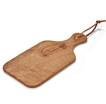 Berard Olivewood Cutting Board With Handle - Medium