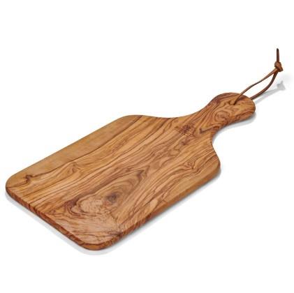 Berard Olivewood Cutting Board With Handle - Large