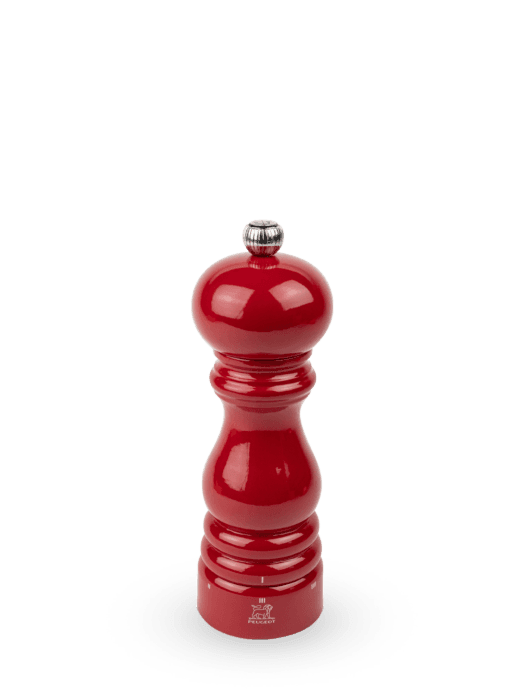 Peugeot Paris u'Select Manual Pepper Mill Made of in Passion Red Gloss Painted Wood, 18 cm - 7in. - Kitchenalia Westboro