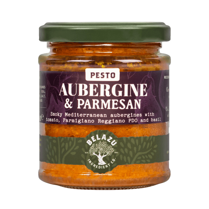 BELAZU Aubergine & Parmesan Pesto 160g - Kitchenalia Westboro