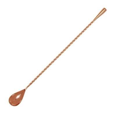 Cocktail Barspoon Teardrop Copper 40cm - Kitchenalia Westboro