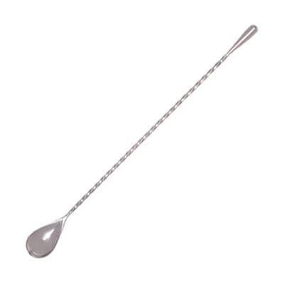 Cocktail Barspoon Teardrop Silver 40cm - Kitchenalia Westboro