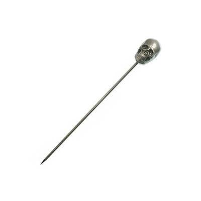 Cocktail Pick Skull Stainless Steel - Kitchenalia Westboro