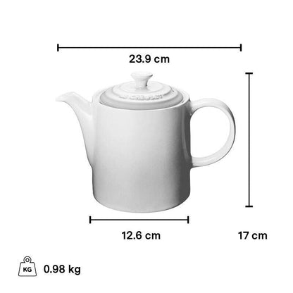 Le Creuset 1.3L Grand Teapot Meringue - Kitchenalia Westboro