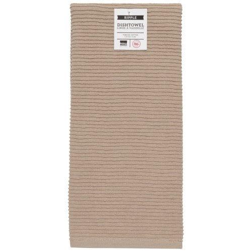 Now Designs Ripple Dishtowel Sandstone - Kitchenalia Westboro