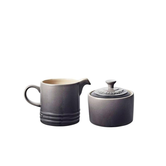 Le Creuset Ceramic Cream And Sugar Set Oyster - Kitchenalia Westboro