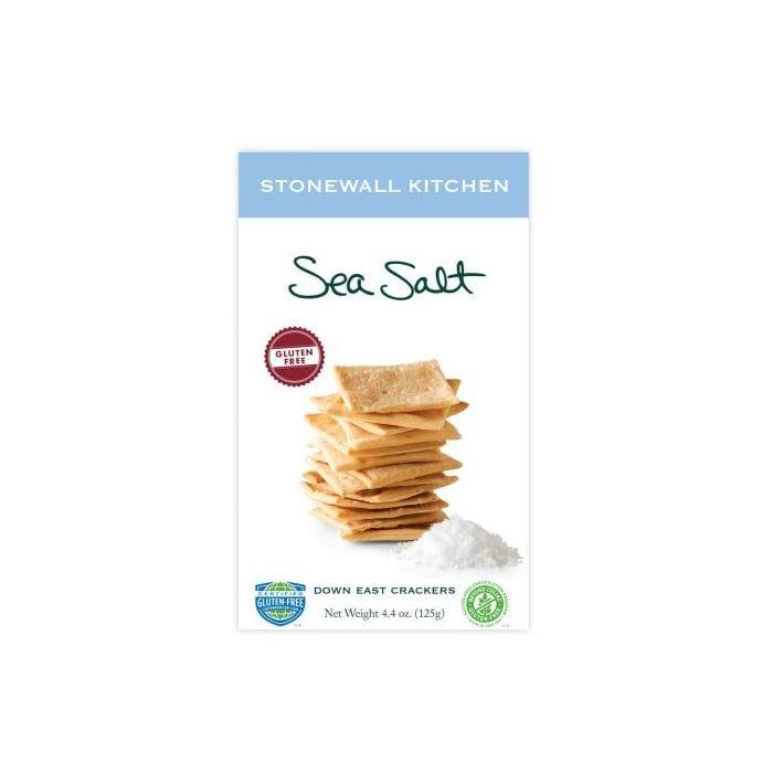 Stonewall Kitchen Gluten Free Sea Salt Crackers 125g - Kitchenalia Westboro