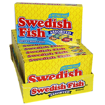 Swedish Fish Assorted Theater Box 3.5oz - Kitchenalia Westboro