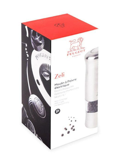 Peugeot Zeli electric pepper mill in ABS 14 cm - Kitchenalia Westboro