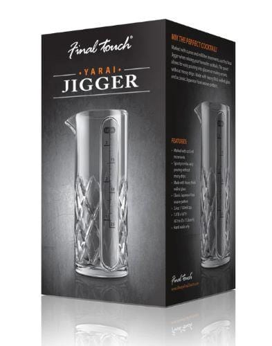 Final Touch Glass Jigger 3oz