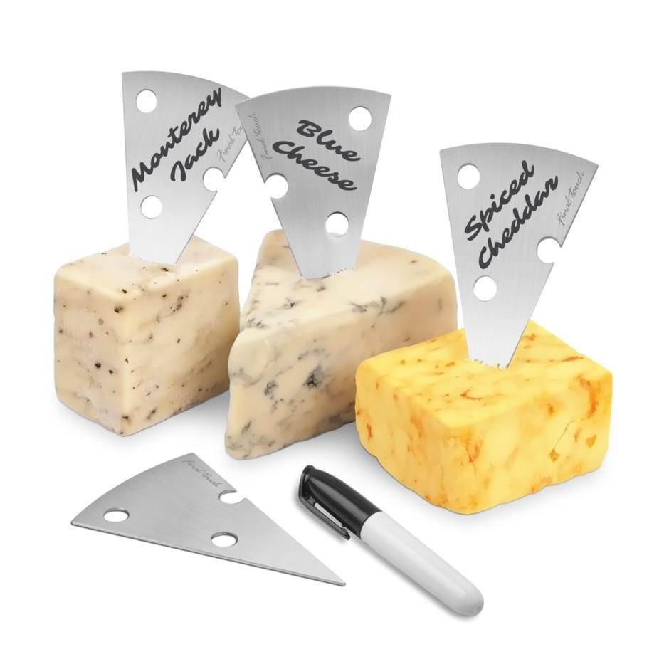 Final Touch Stainless Steel Cheese Marker Set of 4 - Kitchenalia Westboro