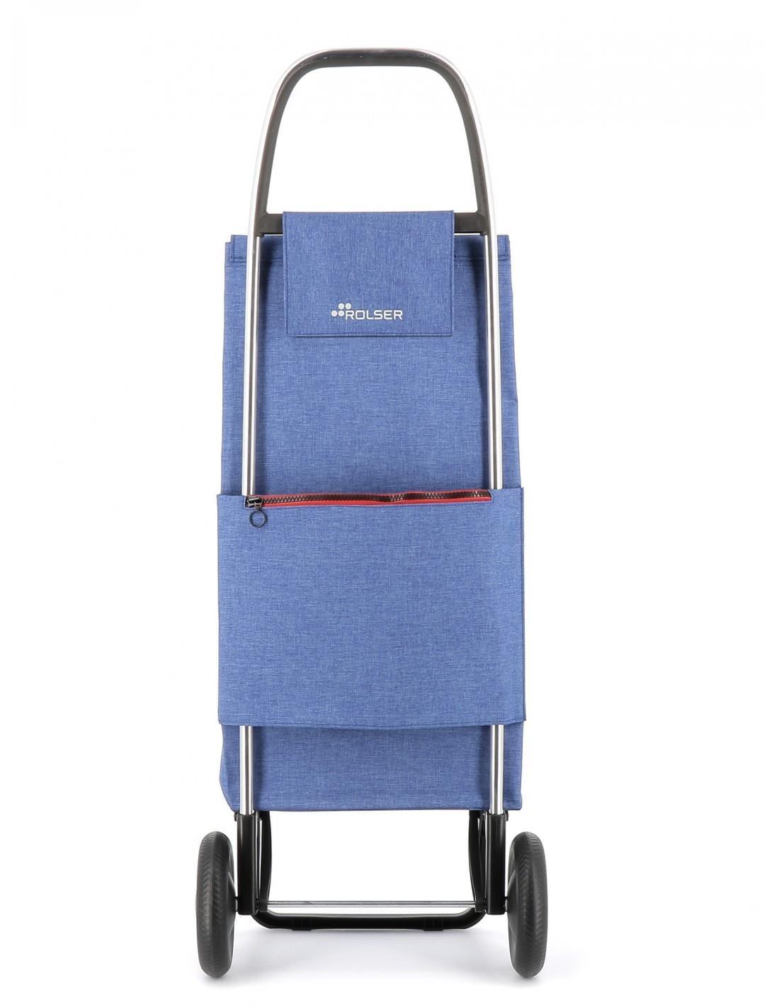 Rolser Wallaby Tweed 2 Wheel Shopping Trolley Blue - Kitchenalia Westboro