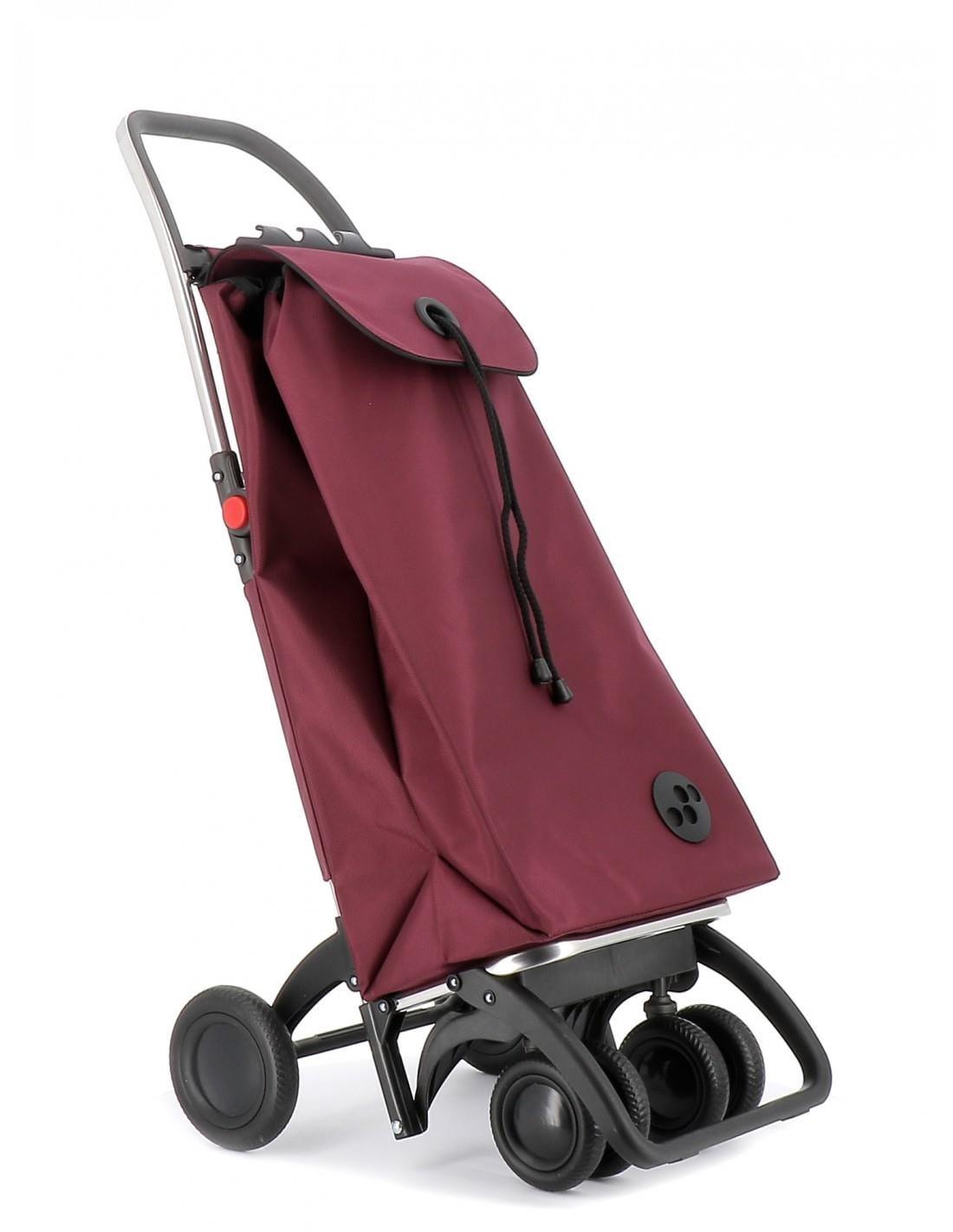 Rolser I-Max MF 4 Wheel 2 Swivelling Foldable Shopping Trolley Burgandy - Kitchenalia Westboro