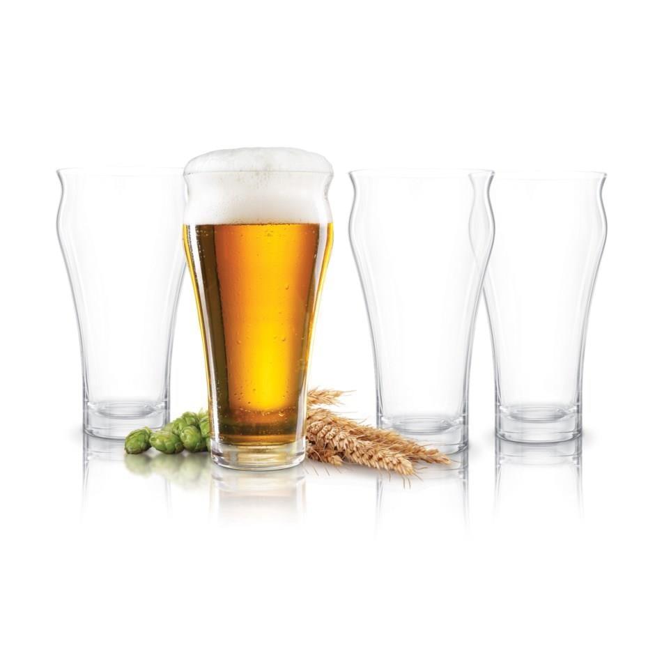 Final Touch Flared Rim Beer Glass 17oz Set of 4 - Kitchenalia Westboro