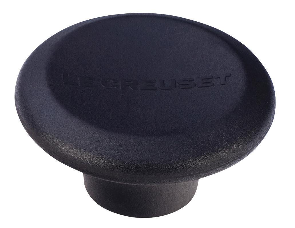 Le Creuset Replacment Knob Black Resin Large - Kitchenalia Westboro