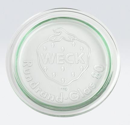 Weck Medium Replacmet Lid Glass - Kitchenalia Westboro