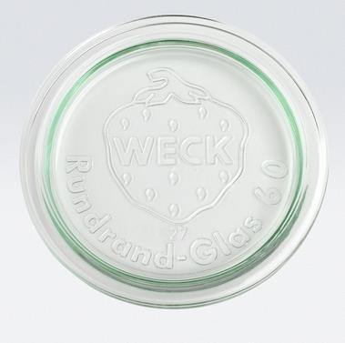 Weck Small Replacment Lid Glass - Kitchenalia Westboro