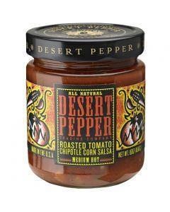Desert Pepper Roasted Tomato Chipotle Corn Salsa - Medium 454g - Kitchenalia Westboro