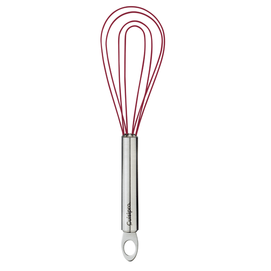 Cuisipro 10" Flat Silicone Whisk Red - Kitchenalia Westboro