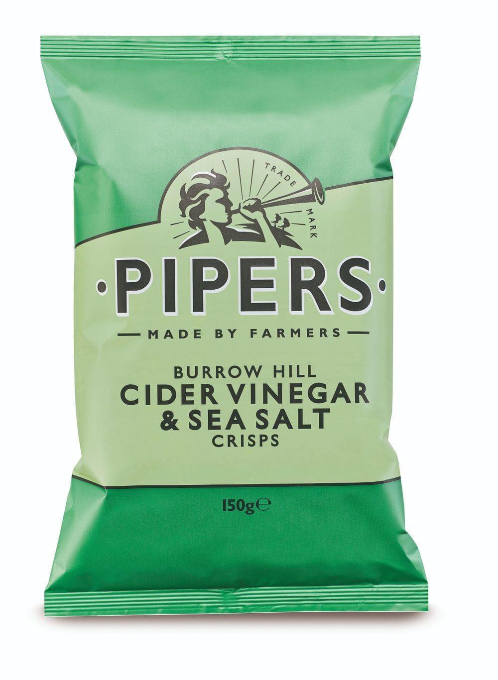 Pipers Burrow Hill Cider Vinegar Crisps 150g - Kitchenalia Westboro