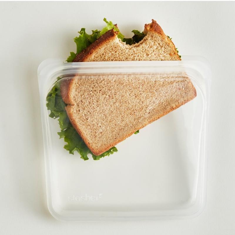 Stasher Reusable Sandwich Bag Clear - Kitchenalia Westboro