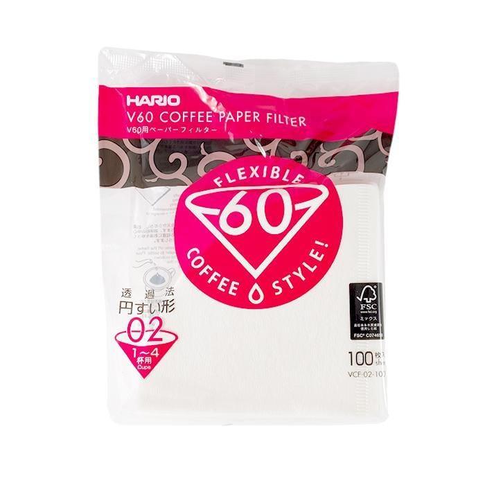 Hario V60-02 Bleached Filters 100 Pack - Kitchenalia Westboro