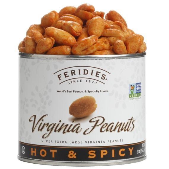 Feridies Hot & Spicy Virginia Peanuts 9oz - Kitchenalia Westboro