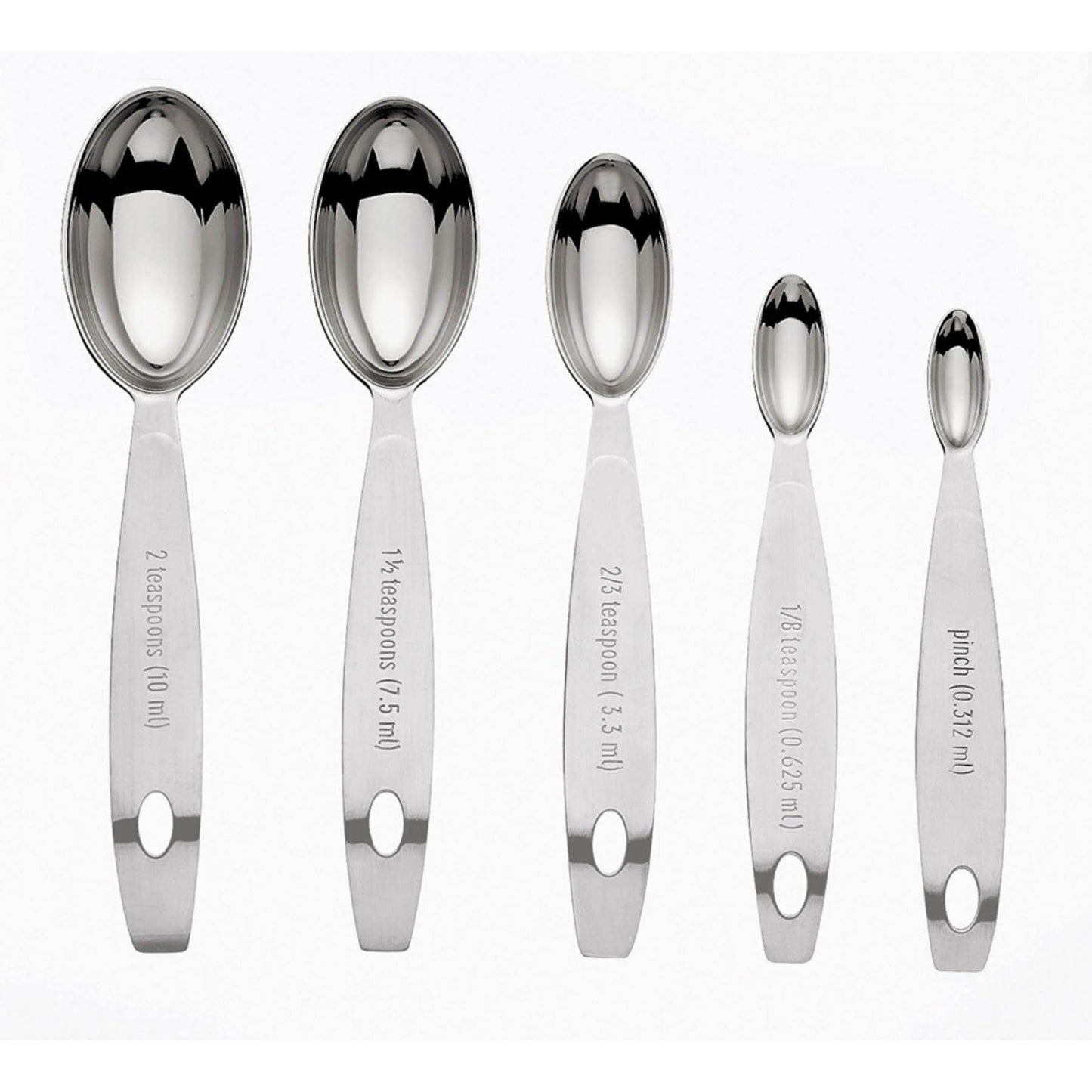 Cuisipro Measuring Spoons In Between Sizes Set Of 5 - Kitchenalia Westboro