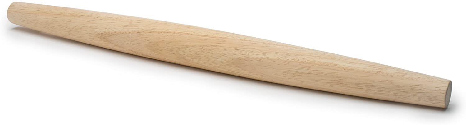 Tapered French Rolling Pin (Rubberwood, 20)