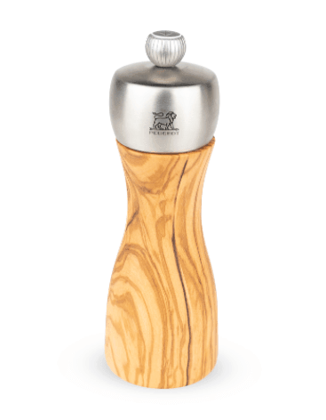 Peugeot Fidji Manual salt mill in olive wood - Kitchenalia Westboro