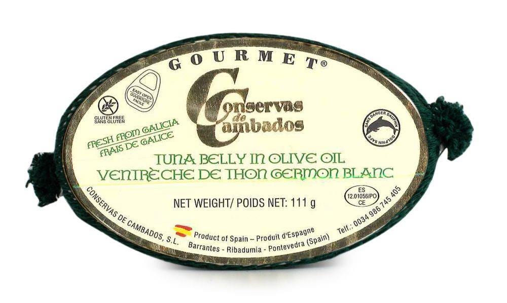 Conservas de Cambados Tuna Belly in Olive Oil 111g - Kitchenalia Westboro