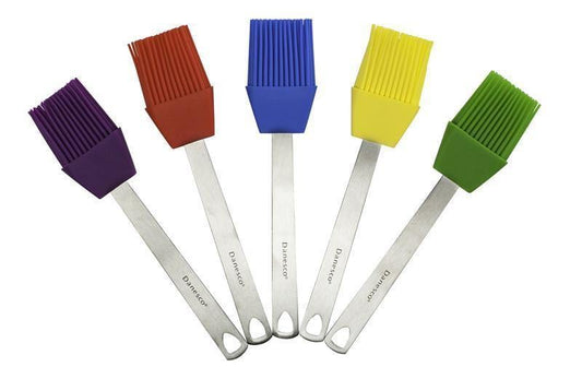  Silicone Basting Brush and Pastry Brush for Baking, BBQ Grill  Brush, Oil Brush for Cooking Brush - Spread Butter Sauce Silicone Grill  Brush -Kitchen Cooking Brush - Silicone Brush Cooking: Home