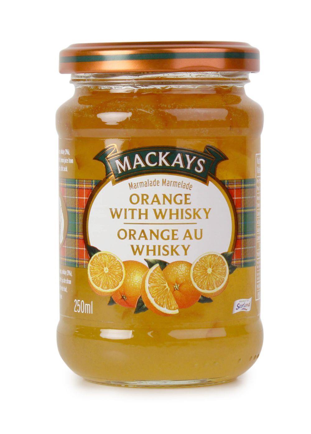 MacKays Orange & Whiskey Marmalade 250ml - Kitchenalia Westboro