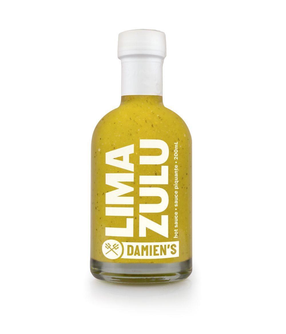 Damien's Lima Zulu Fresh Lime Hot Sauce 200ml - Kitchenalia Westboro