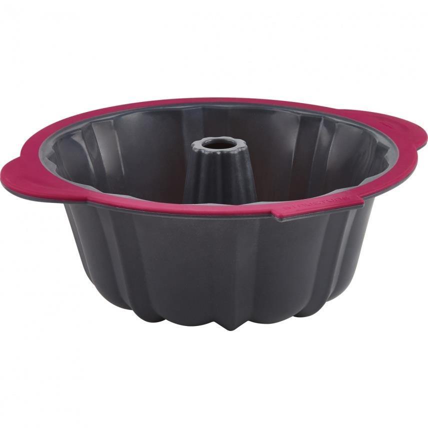 Trudeau Structure Silicone 10 Cup Fluted Cake Pan - Kitchenalia Westboro